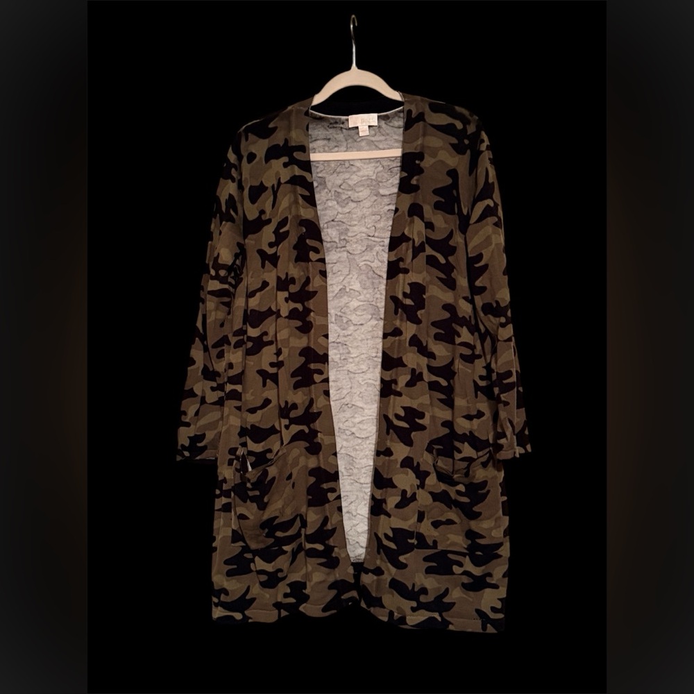 Belle by Kim Gravel Camouflage Cardigan